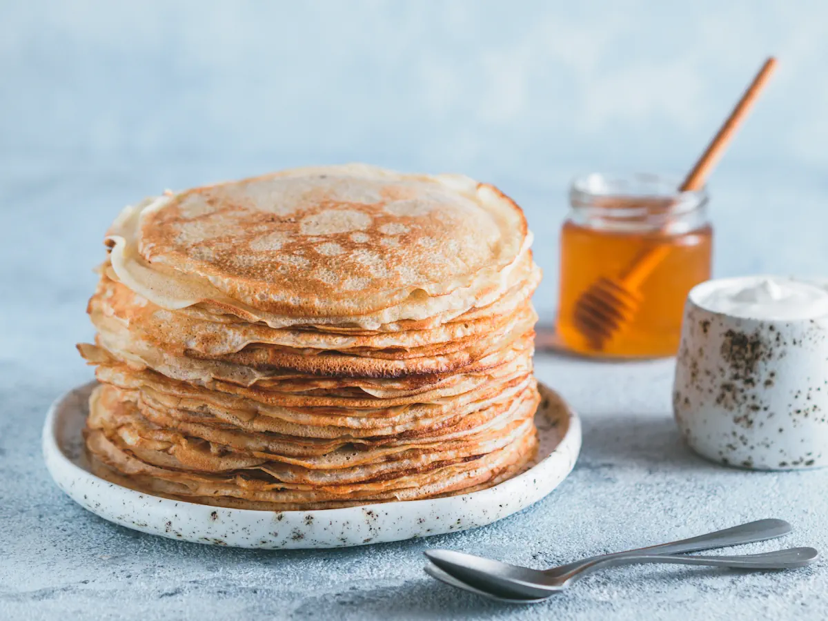 Assiette de blinis
