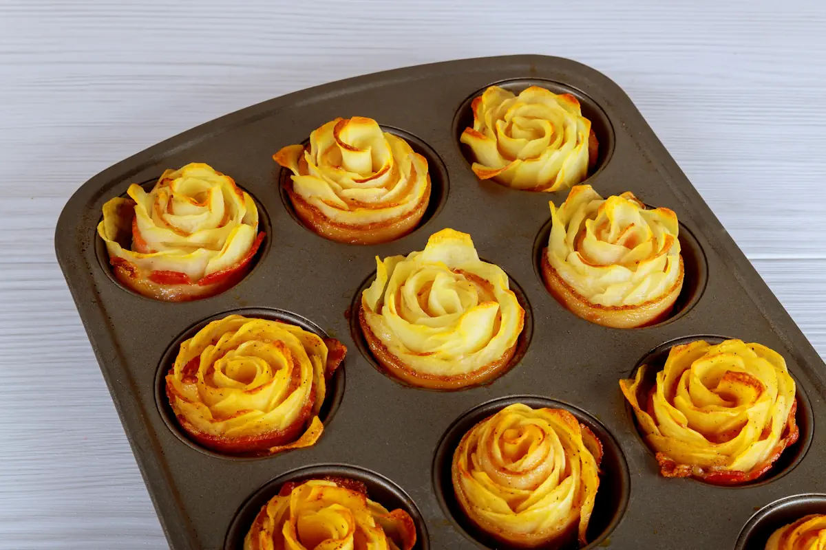 Des roses de sables dans une plaque de cuisson
