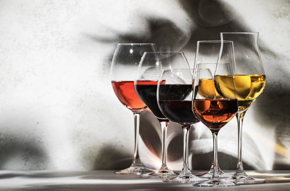 Des verres de vins