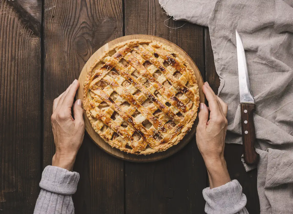 conservation tarte aux pommes température ambiante sous torchon