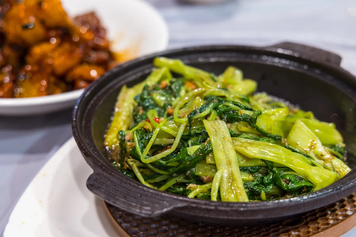 Du pak choi sauté