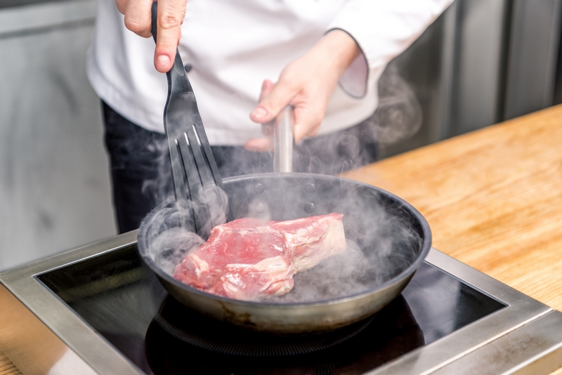 cuisson de viande